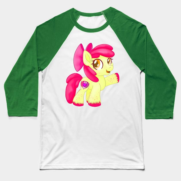 My Little Pony Applebloom Baseball T-Shirt by Boyanton Designs